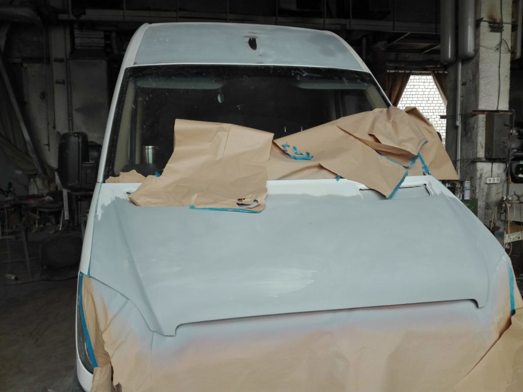 покраска автобусов